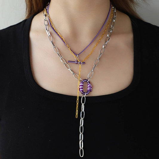 WOMEN'S FASHIONABLE BRAIDED STACKING NECKLACE
