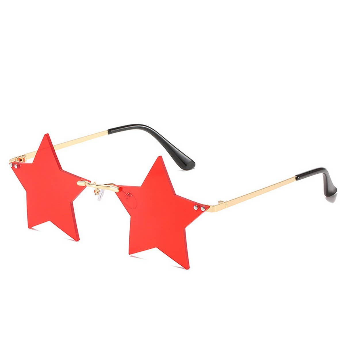 FIVE-POINTED STAR SUNGLASSES FRAMELESS SUNGLASSES