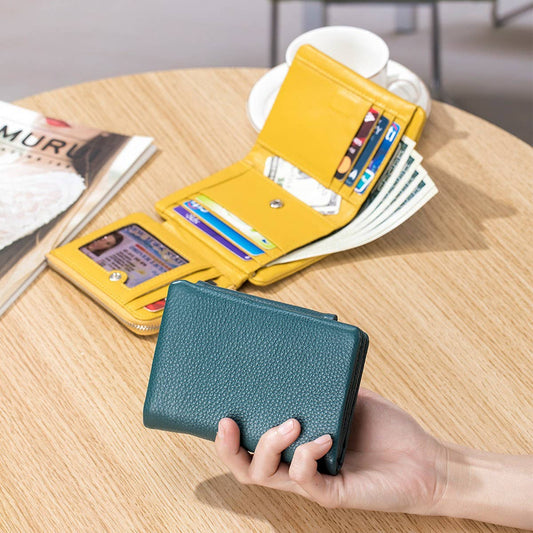 Women¡¯s Leather Tri-Fold Wallet ? Multi-Card_CUAB00400