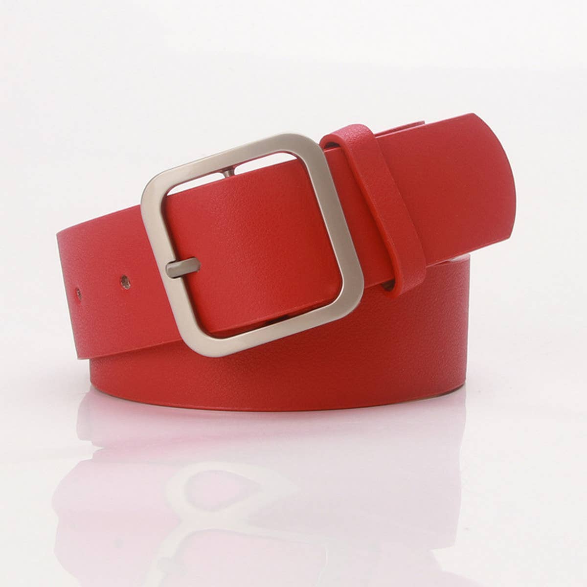 CWABE0925_CASUAL SQUARE BUCKLE BELT
