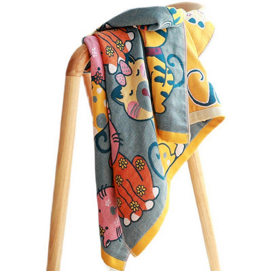 HOUSEHOLD COTTON ABSORBENT QUICK-DRYING BATH TOWEL