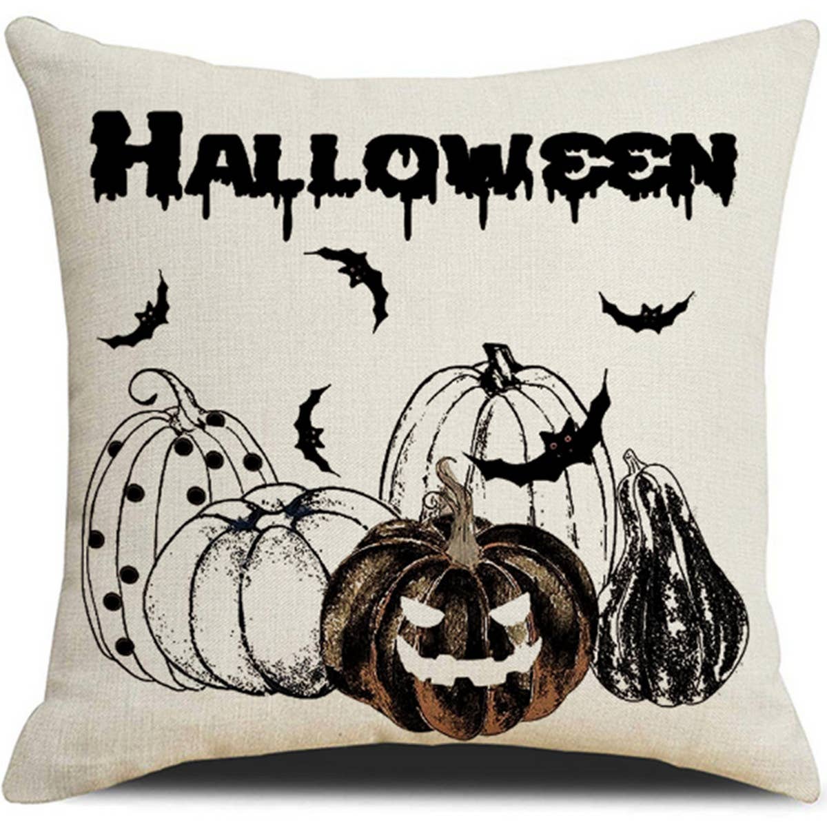 HALLOWEEN CARTOON SPIDER PILLOWCASE