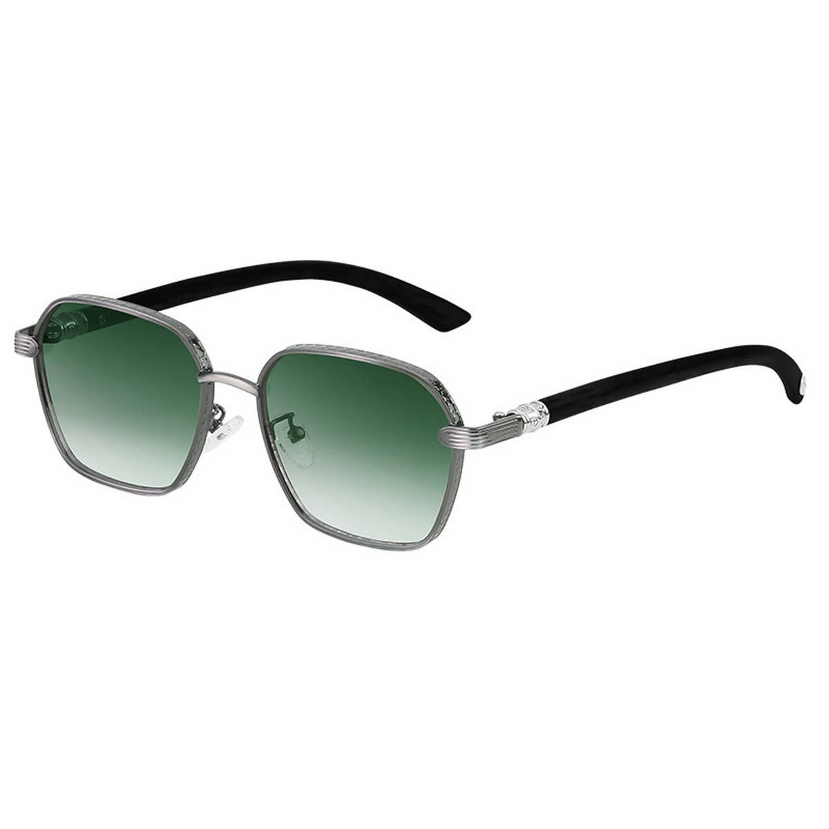 SQUARE FRAME IMITATION WOOD GRAIN TEMPLESUNGLASSES_CWASG0563