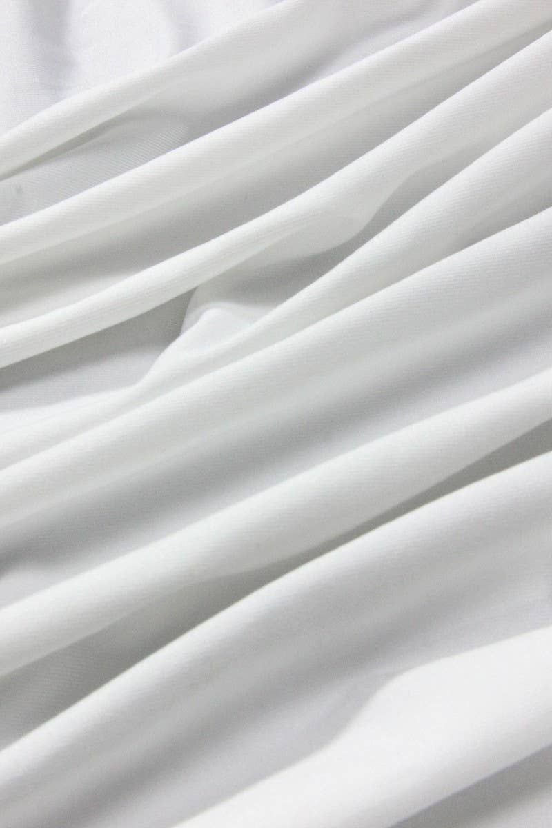 CWDSD10798_SEXY V NECK CUTOUT RUCHED CAMI DRESS