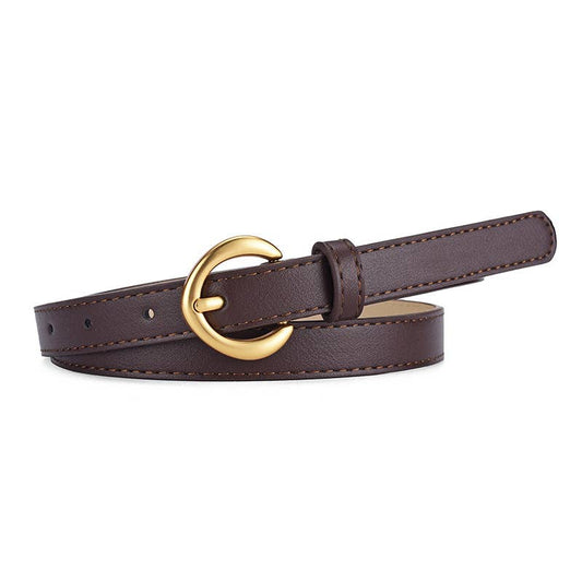 Alloy buckle belt everything simple fashion trend belt