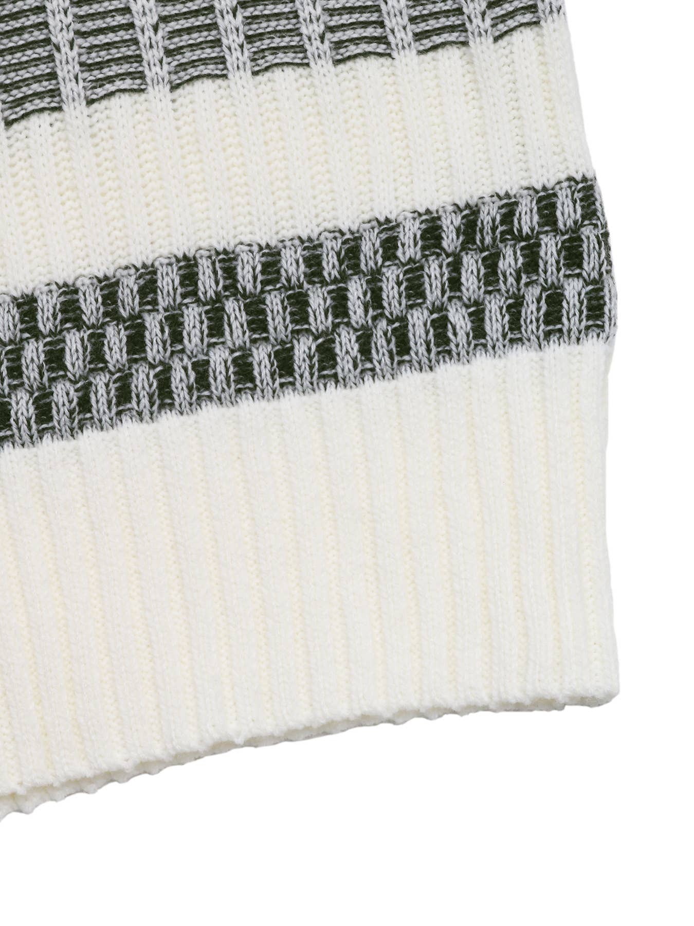 CASUAL STRIPED COLOR CREW NECK PULLOVER SWEATER