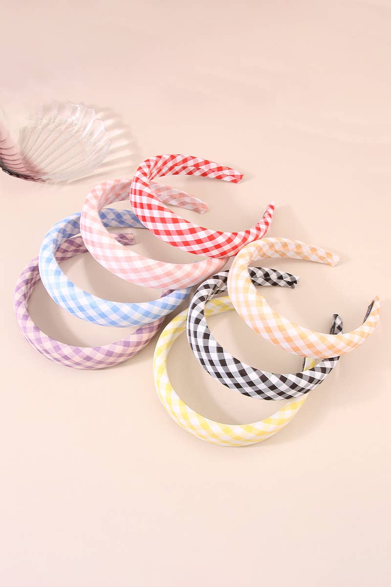 CWAHA1107_LITERARY PLAID HEADBAND WITH WIDE EDGE