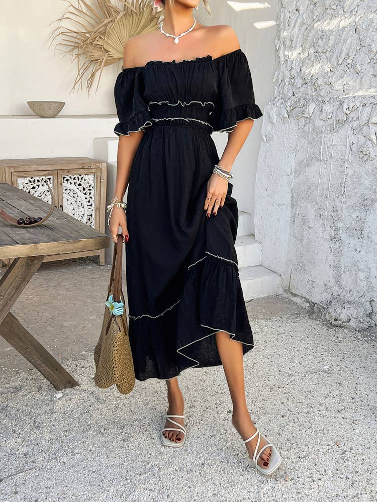 Bohemian Casual Reversible Short Sleeve Dress