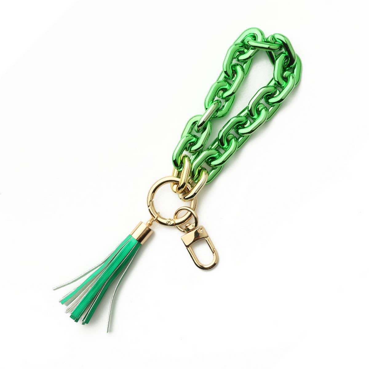 Silicone Bead Bracelet with Beech Wood Keychain_CWAB5012