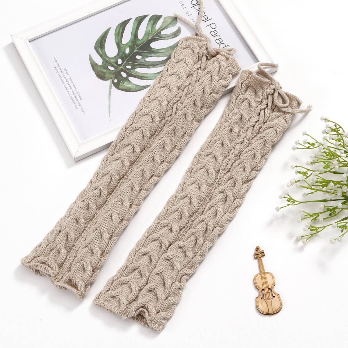 LEG WARMERS WITH LEG WRAPS AND LEG WRAPS