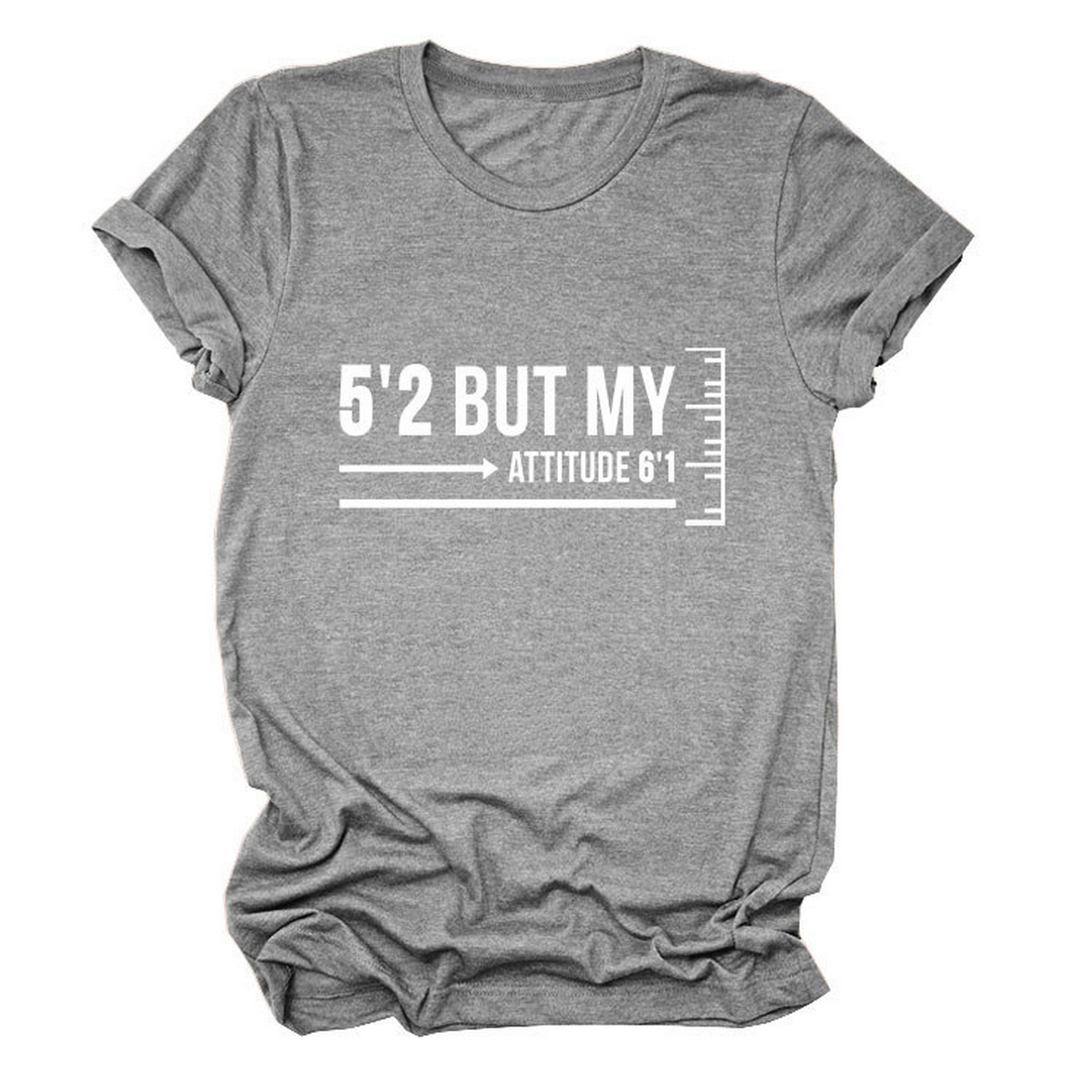 Trendy Graphic Tee Women Short Girl Energy