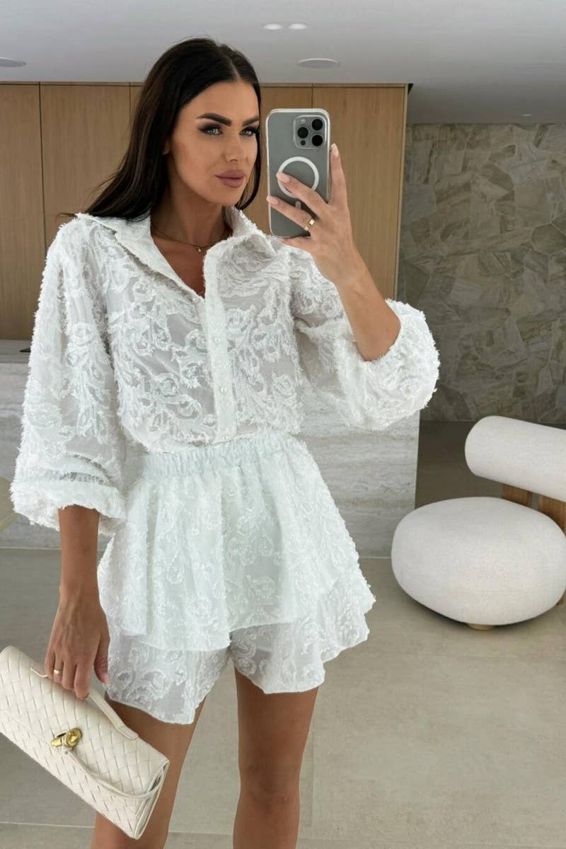 CWSTB1792_LACE CUTOUT CASUAL LONG SLEEVE SET