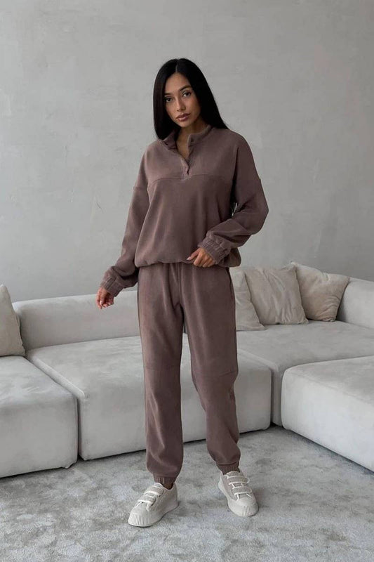 CWSTB1355_POLAR FLEECE TOP AND PANTS TWO-PIECE SET