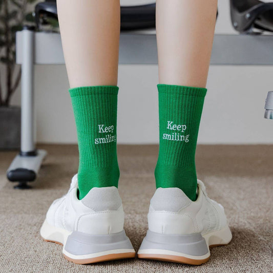 2024 NEW LETTER EMBROIDERY MIDDLE SOCKS_CWMS0918