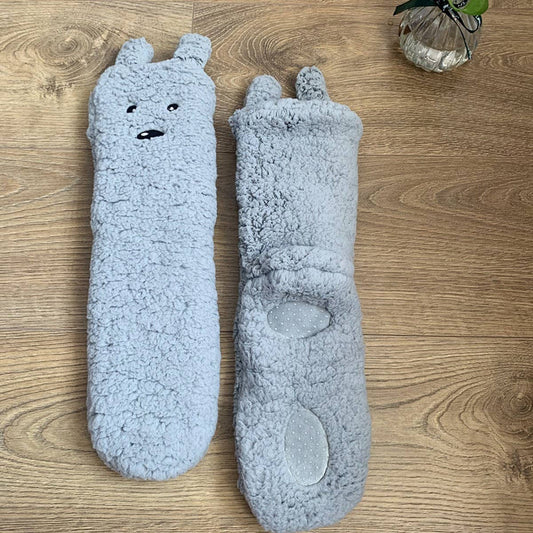 WINTER COTTON WOOL FOOT WARMER SOCK SLIPPERS