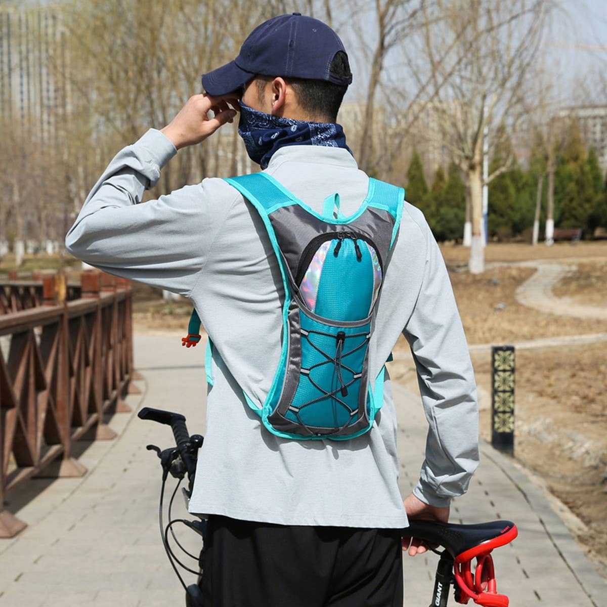 Foldable Outdoor Backpack for Cycling Travel_CWAB5437