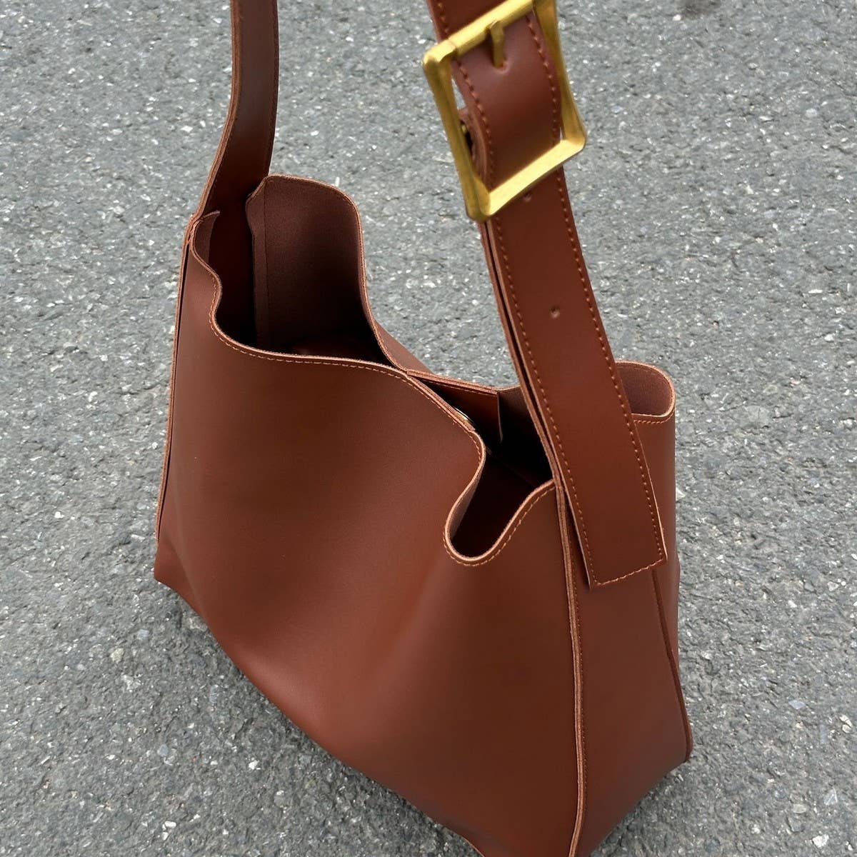 CWAB4831_CASUAL SIMPLE TWO-PIECE SHOULDER MESSENGER BAG