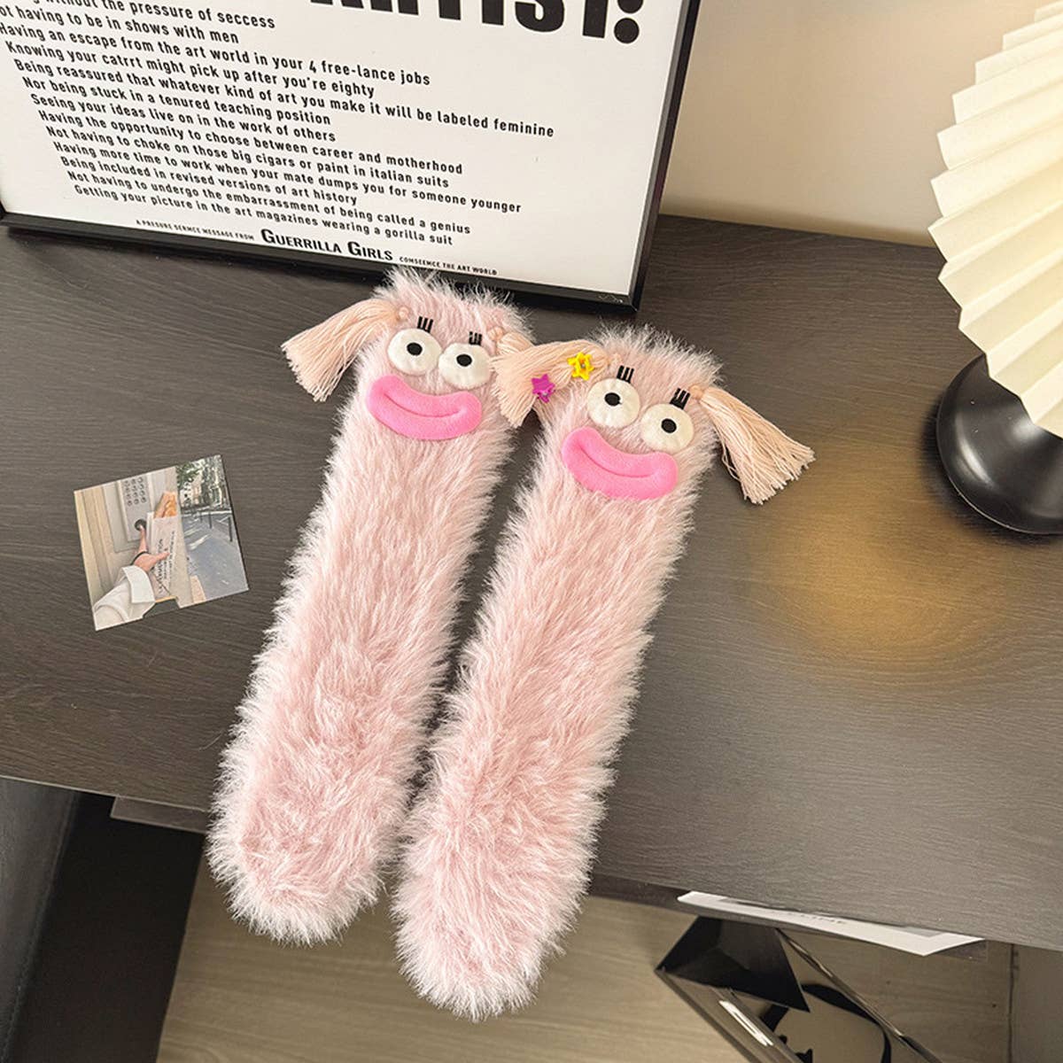 NEW CORAL FLEECE FUNNY UGLY CUTE THICKENED SOCKS