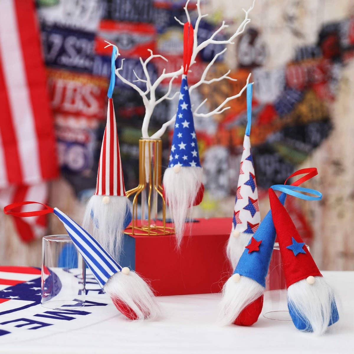 CWMM9496_INDEPENDENCE DAY FACELESS DOLL CHILDREN'S GIFT
