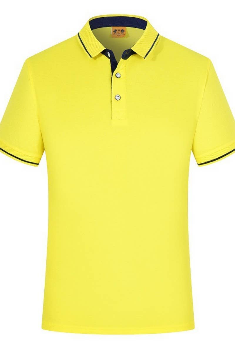 CWTBLS02428_SOLID COLOR BUSINESS COLLARED POLO T-SHIRT