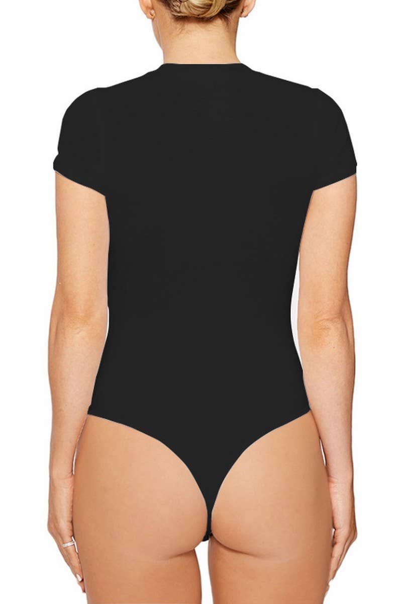 CWSJS1371_SUMMER NEW CASUAL SHORT-SLEEVED TIGHTS