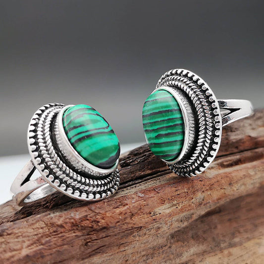 RETRO FASHION PERSONALITY RANDOM PATTERN RING_CWAJE1989