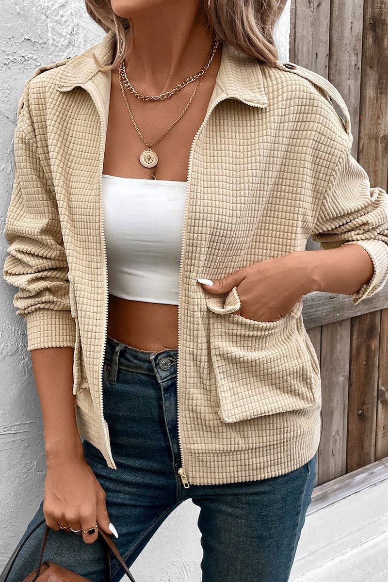 CWOCO0223_CASUAL TEXTURED SOLID COLOR JACKET