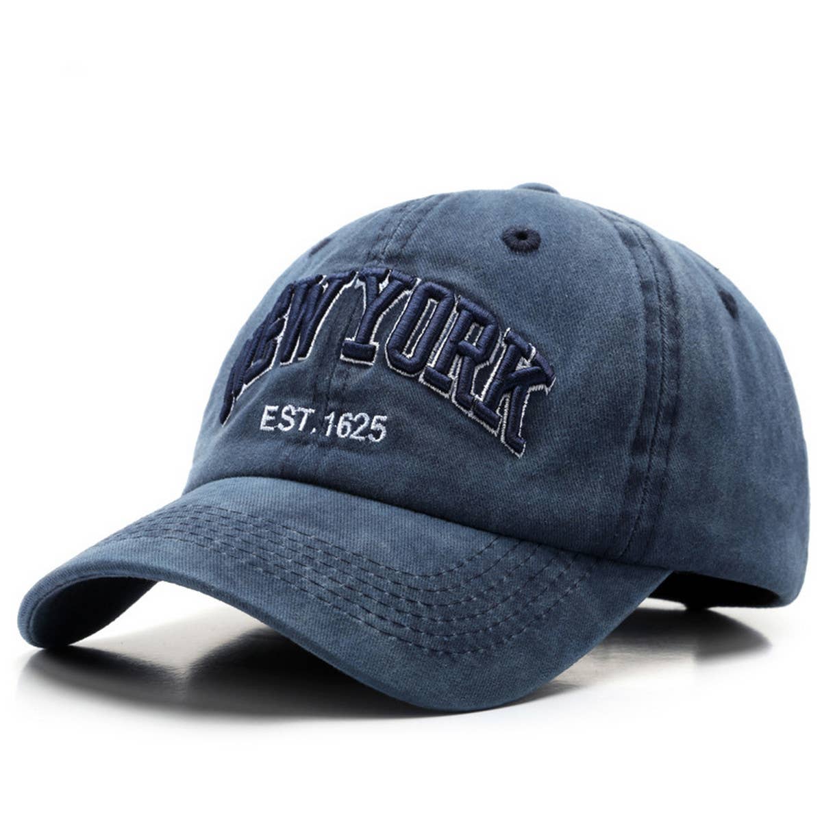 CWAH3229_NEWYORK COWBOY BASEBALL HAT WITH LETTERS