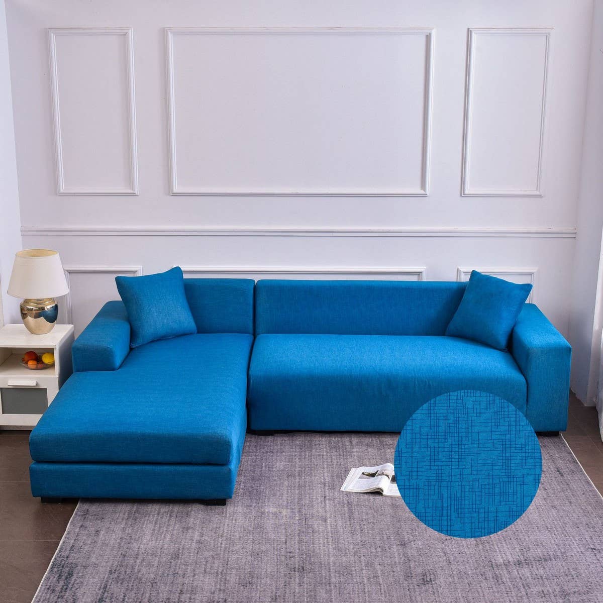 Stretch Sofa Cover, Full Wrap for All Seasons_CWMM8313