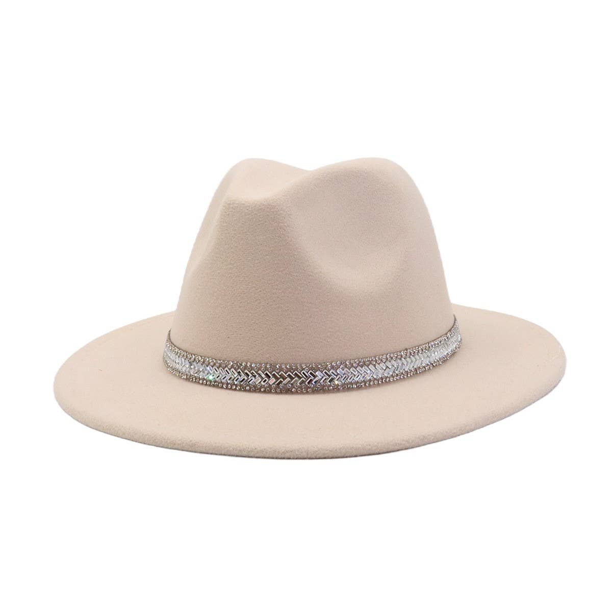 British Style Wool Fedora Hat Unisex Retro Hat_CWAH04391