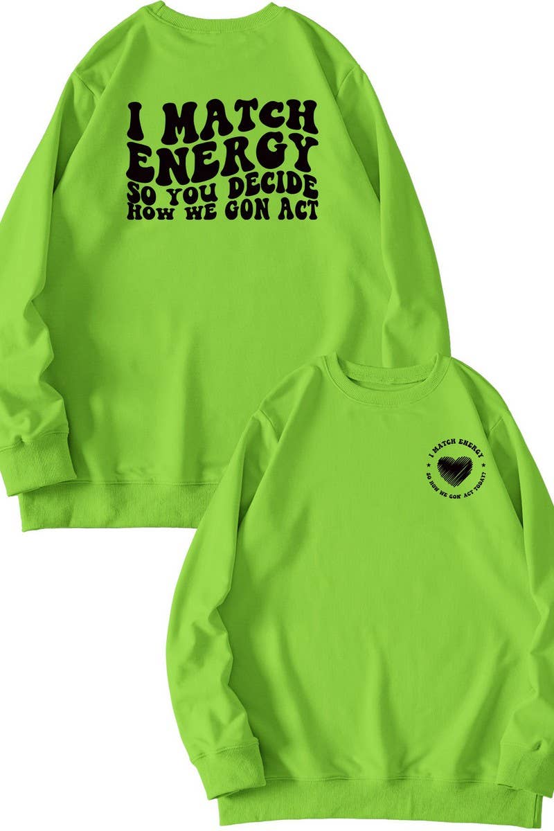 CWTSTL0491_WOMEN LETTER PRINTING LONG SLEEVE SWEATSHIRT