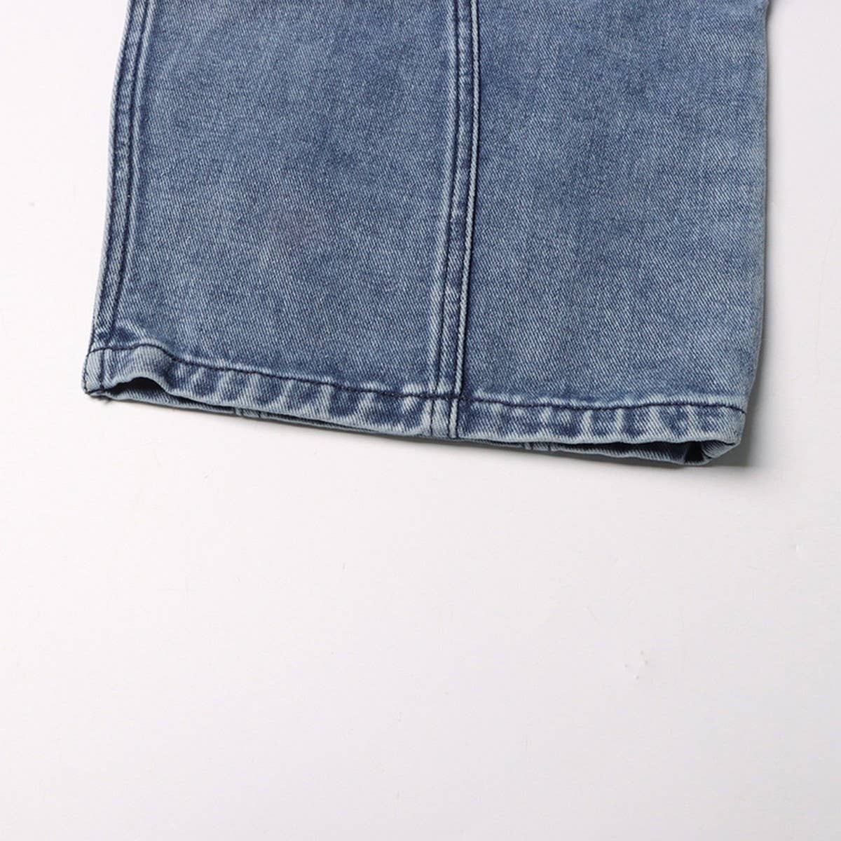 TRENDY PATCHWORK STRAIGHT LEG JEANS