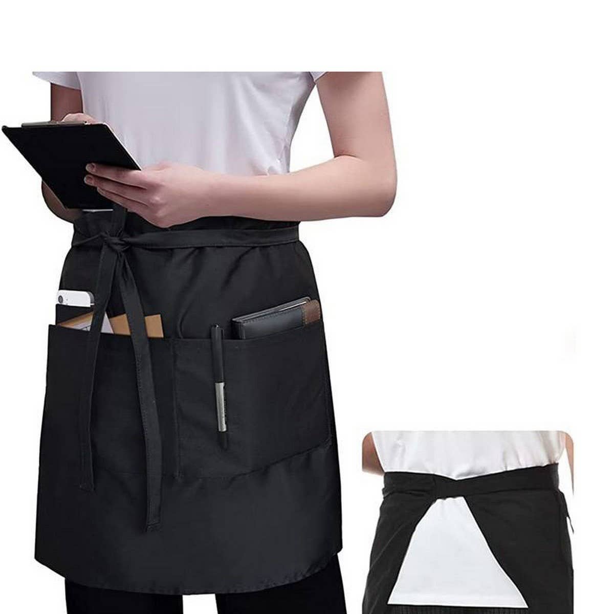 CWAB3992_WATERPROOF OIL-PROOF HALF-LENGTH WORK APRON