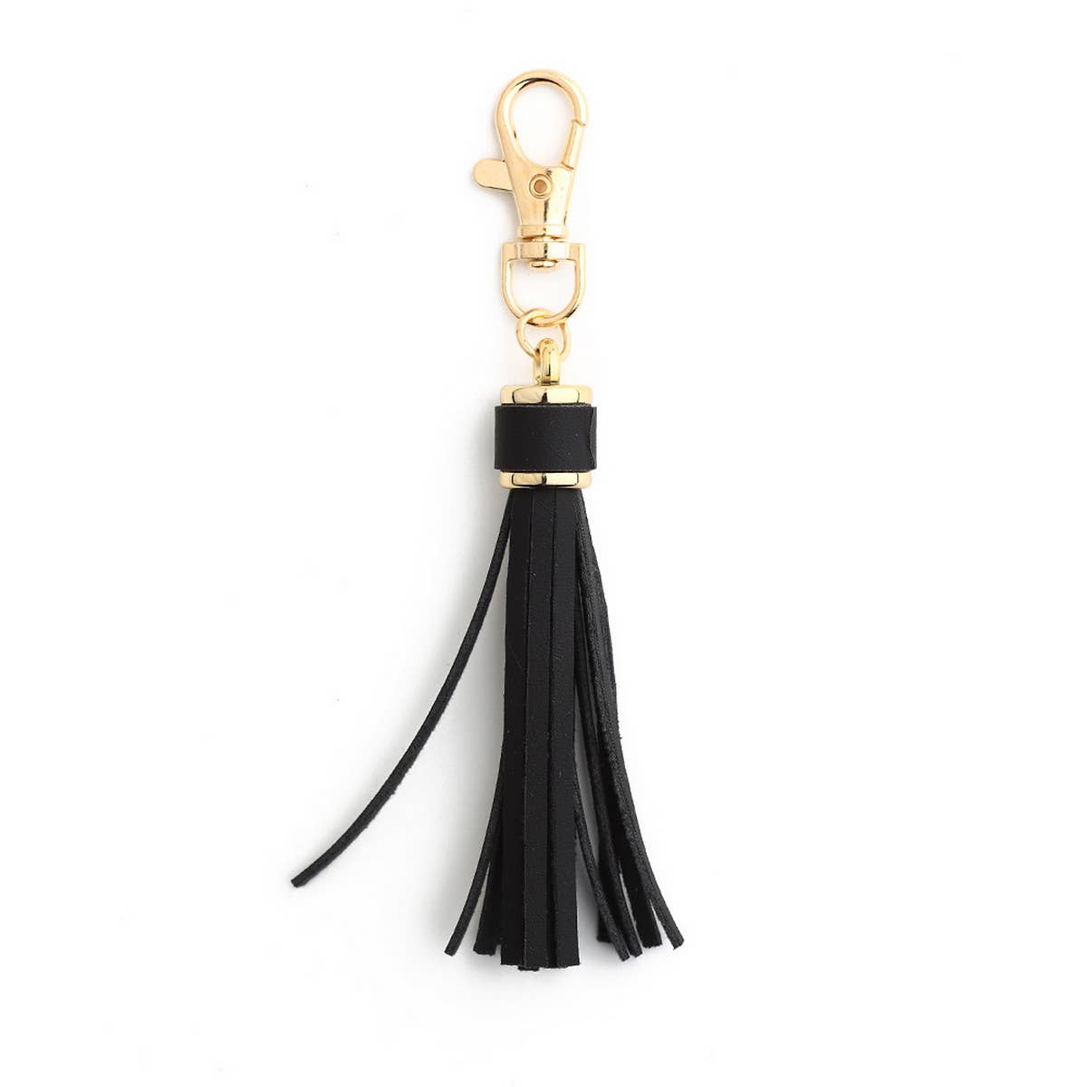 TASSEL LEATHER KEYCHAIN ACCESSORY