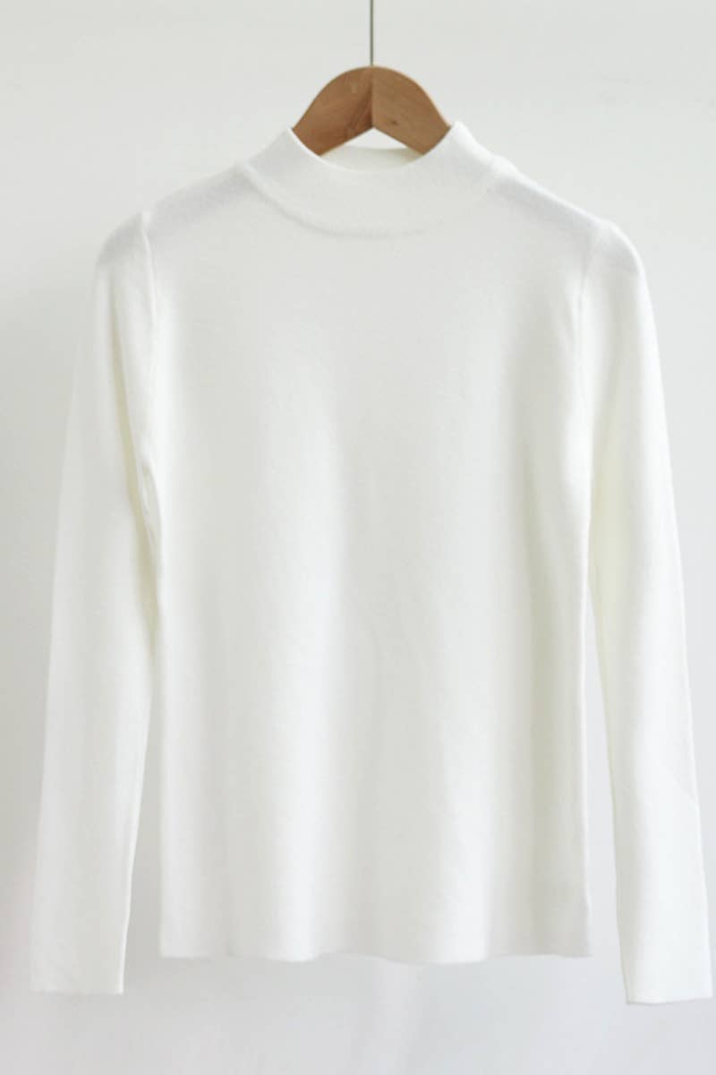 CWOSWL0538_Simple Crew Neck Pullover Sweater