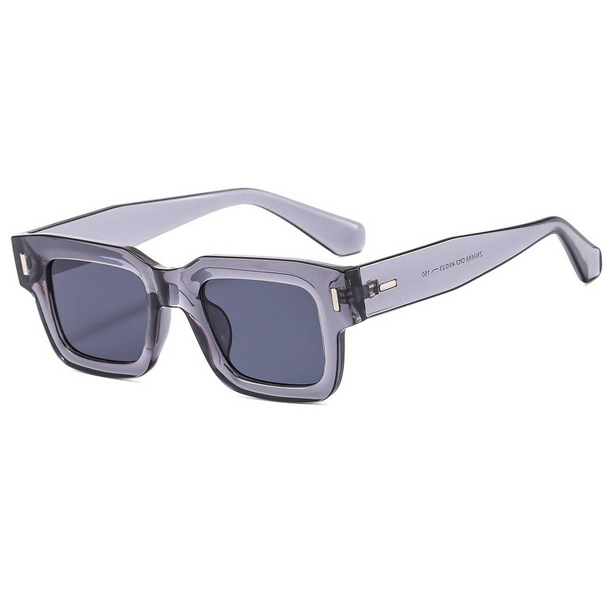 Versatile Studded Square Sunglasses Unisex