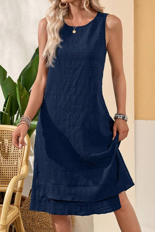 CWDHL0975_SUMMER FASHIONABLE ALL-MATCH SLEEVELESS DRESS