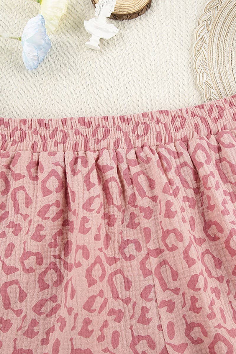 CWSPJ0227_SPRING SEXY LOOSE CASUAL PAJAMAS TWO-PIECE SET