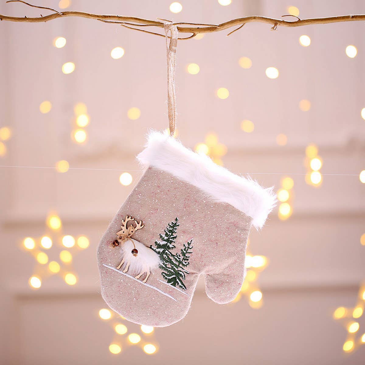 CHRISTMAS HAPPY DECAL CARTOON GIFT BAG