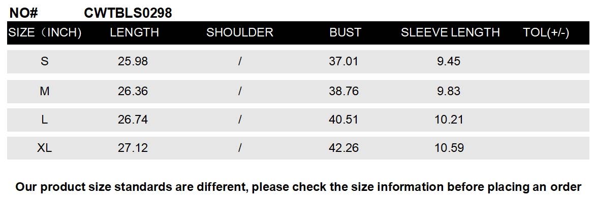 CWTBLS0298_Round Neck Short Sleeved Top