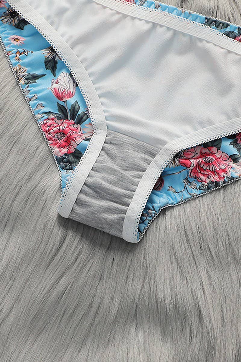 CWMU00278_PRINTED SEXY UNDERWIRE BRA SET