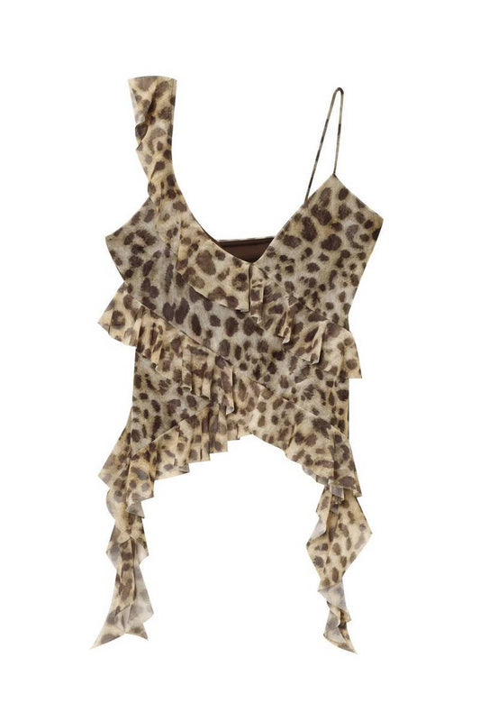 CWTTSL0357_LAYERED EMBELLISHED PRINTED TULLE CAMISOLE TOP