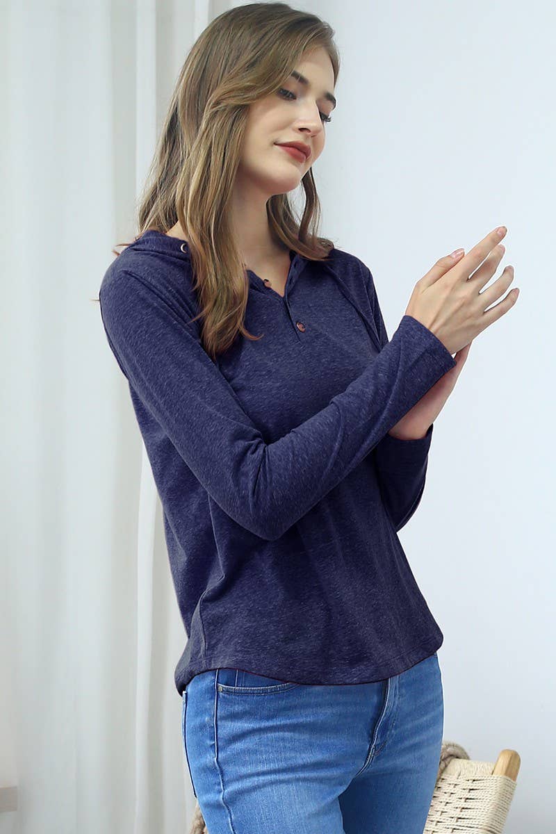 CWTTL1493-S_BUTTON DOWN HENLEY LIGHT WEIGHT HOODIE TOP