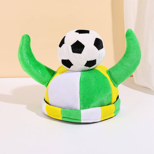 CWAH4057_WORLD CUP CHEER PROPS PARTY FOOTBALL HAT