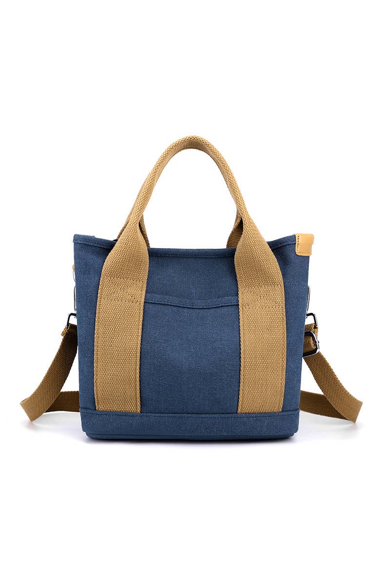 HANDLE LINE CANVAS CROSS BODY BAG_CUAB0101