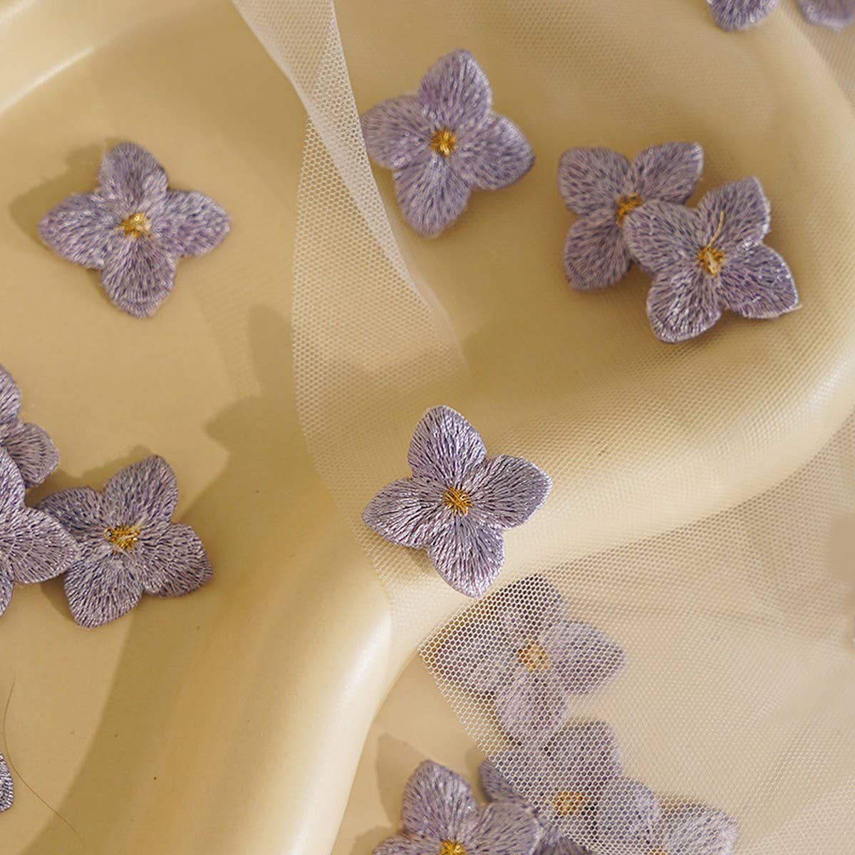 3D Cherry Blossom Embroidered Patch for Repair_CWMM5915