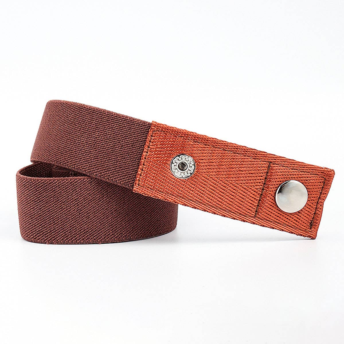 SEAMLESS WOVEN BUCKLELESS ELASTIC CANVAS BELT_CWABE0673