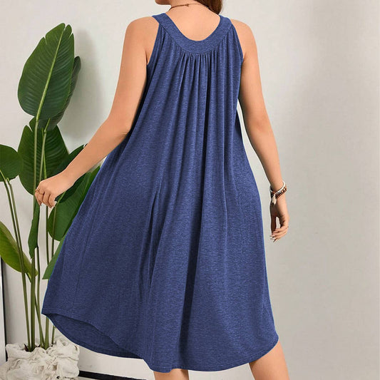Elegant Sleeveless Beach Getaway Dress
