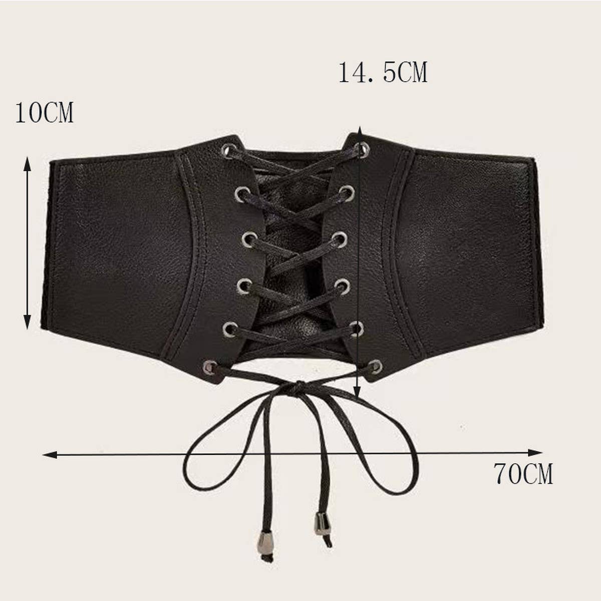 VINTAGE ELASTIC ELASTIC GIRDLE WIDE BELT_CWABE0304