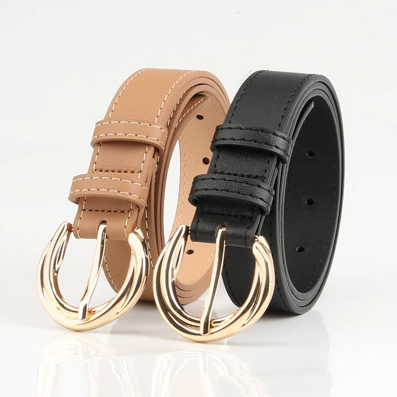 Fashionable versatile and simple alloy belt